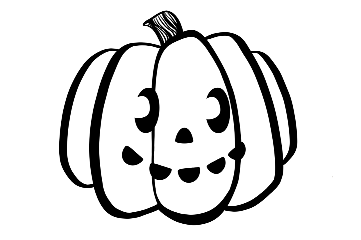 Pumpkin Coloring Page By: Eliana VanGelder