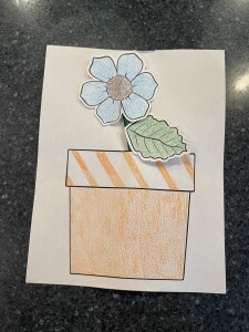 flower in pot craft 1